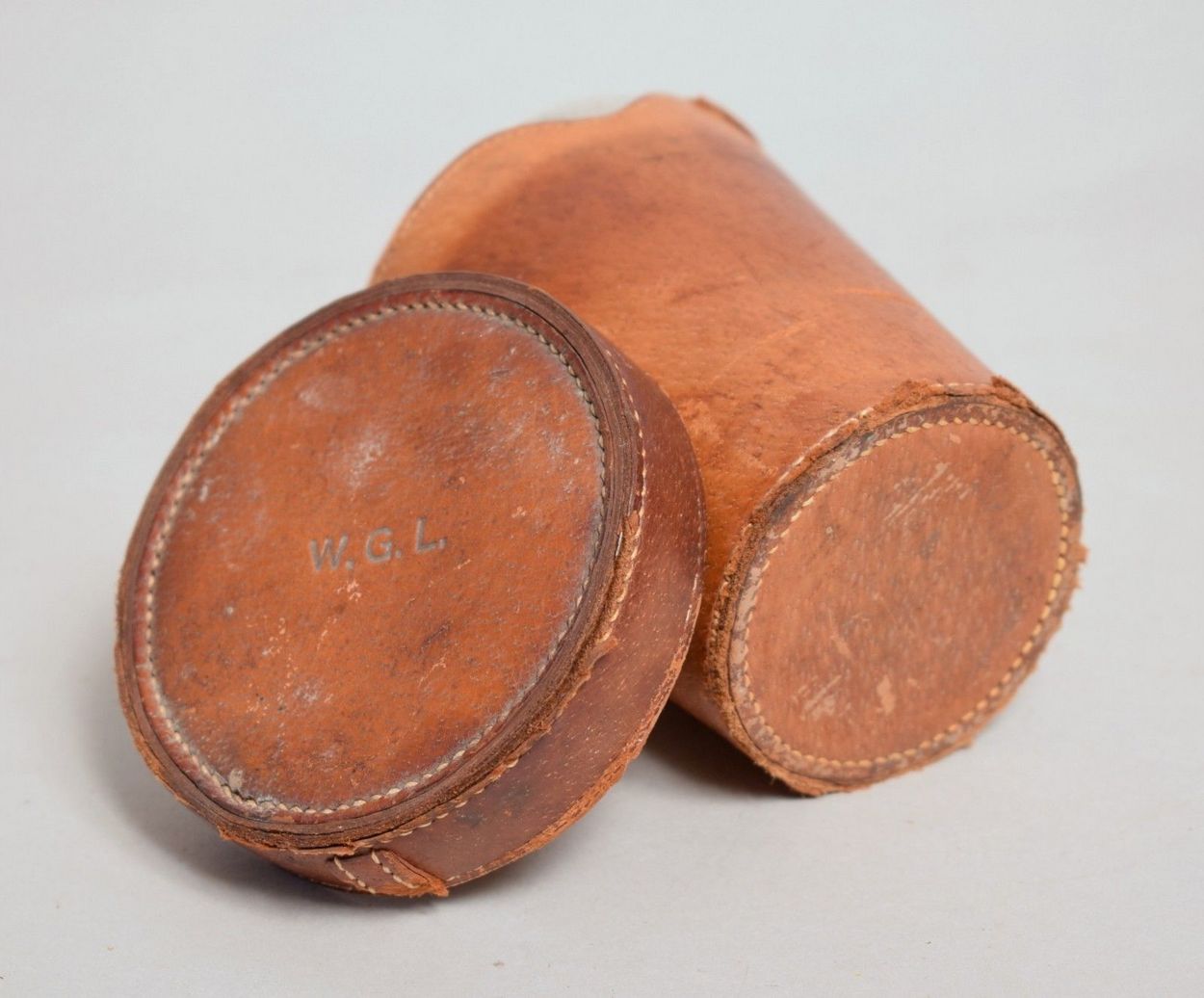 849. Fine Set Silver Gilt Hunting Stirrup Cased Cups by Asprey London 1920 - Image 6