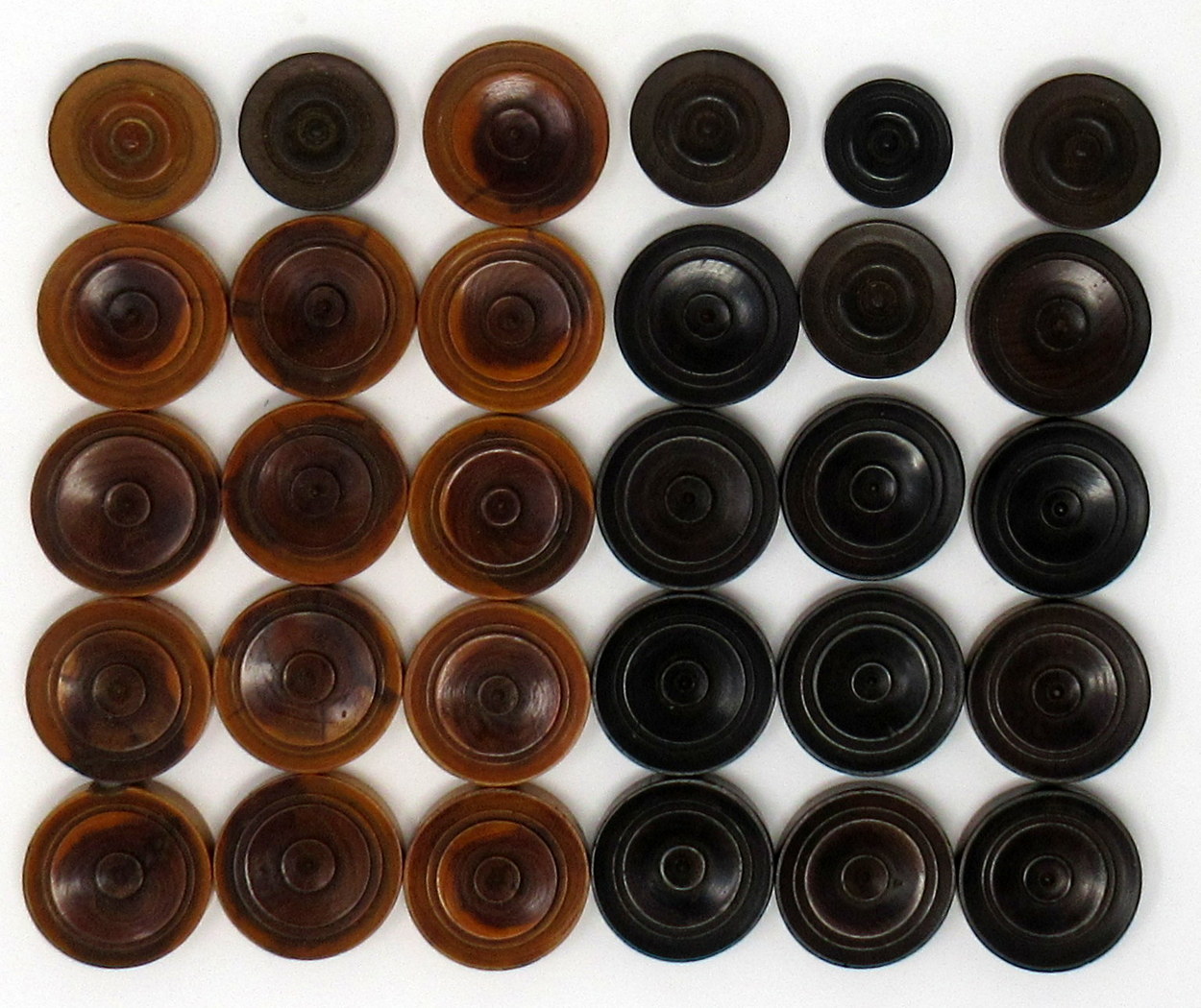 829. Rare Irish Killarneyware Arbutus Wood Backgammon Chess Set 19th Century - Image 6