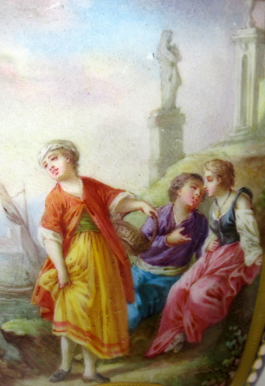 975. Fine Pair French Sevres Porcelain Ormolu Mounted Table Lamps 19thCt - Image 8