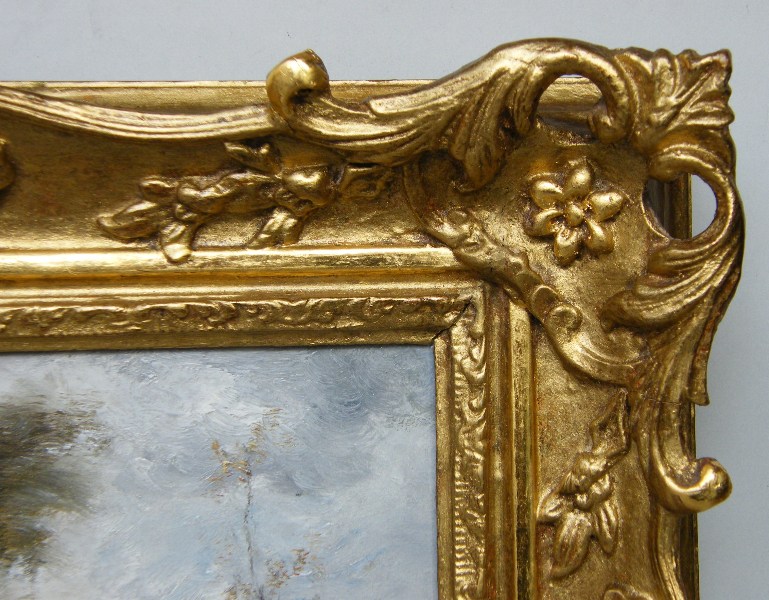 146. Joseph Thors 1863-1900 Cows at Pasture Oil on Canvas - Image 4