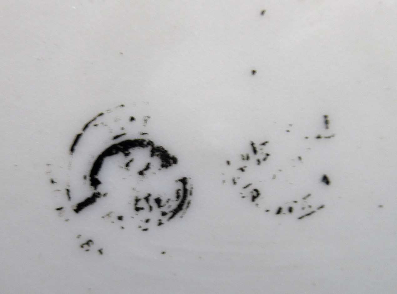 504. Rare Large Pair Irish Belleek Nile Vases Cala Lily Black Mark 1863-1891 - Image 8