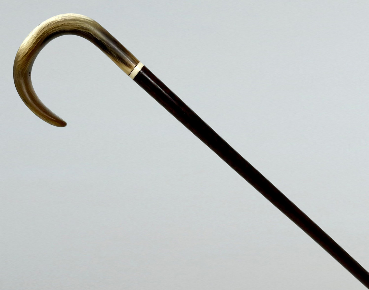 580. Antique Vintage Lady's Gentleman's Snakewood Wooden Walking Stick Dress Cane