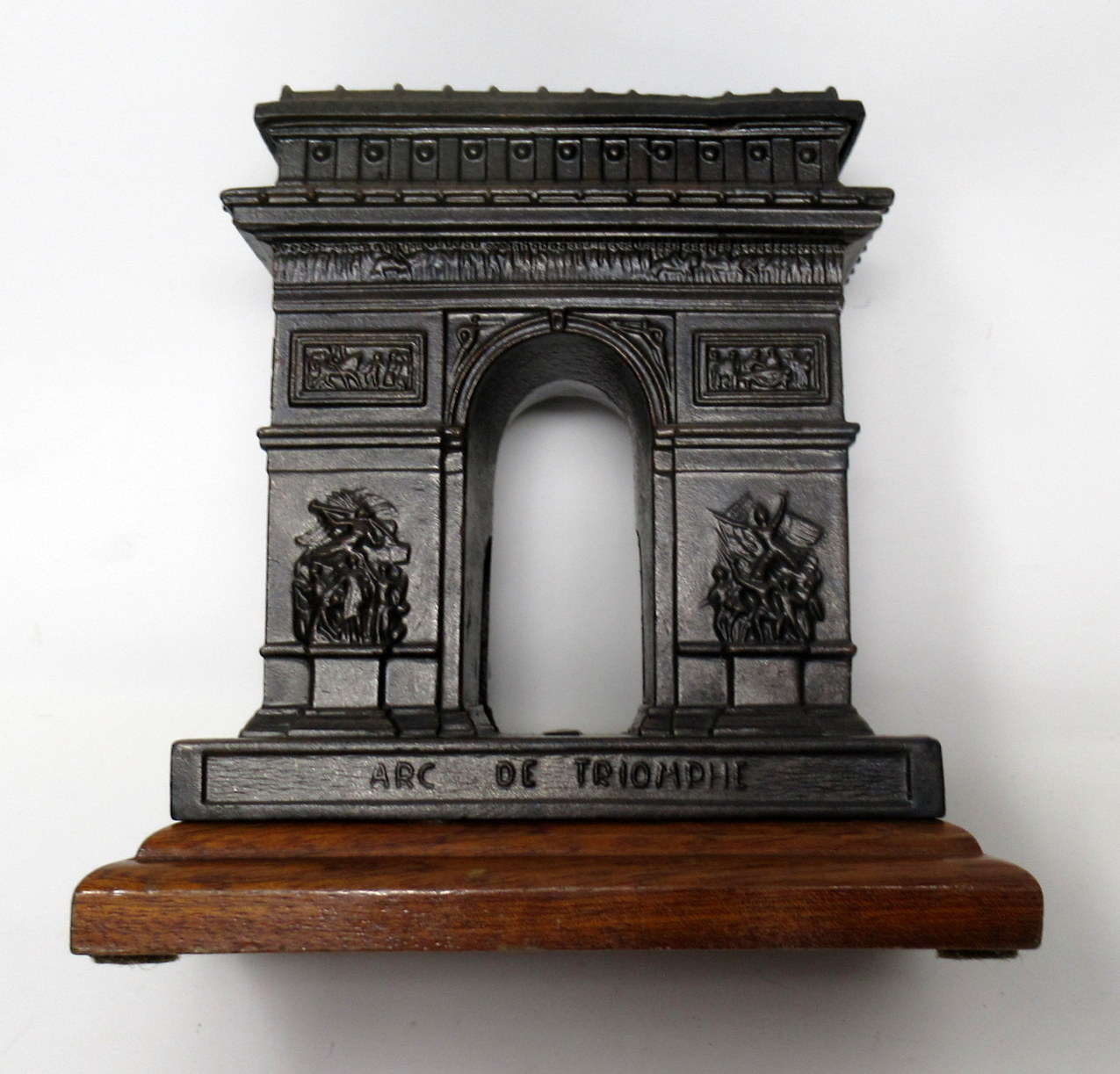891. French Bronzed Grand Tour Style Musical Table Casket Arc de Triomphe Circa 1900 - Image 7