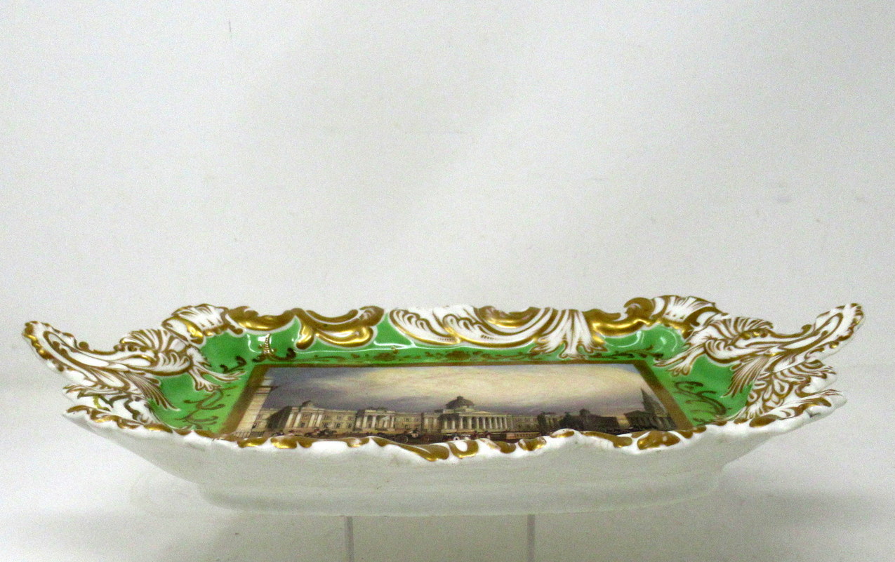 484. Antique Regency Chamberlains Worcester Plate Centerpiece National Gallery London - Image 7