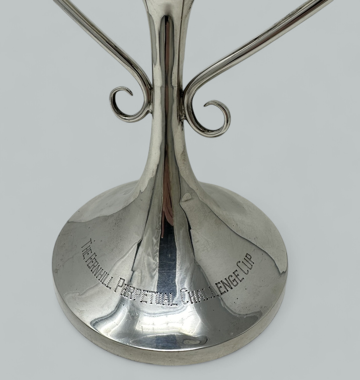 125. Antique Art Nouveau English Sterling Silver Sporting Trophy Cup Bowl Centerpiece - Image 6