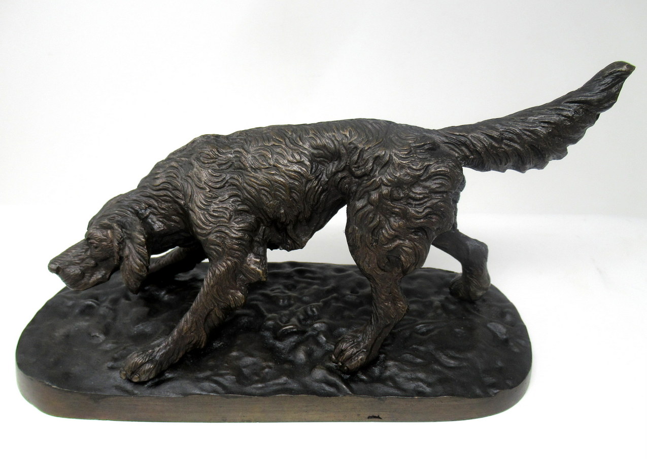 578. Antique Grand Tour Bronze Animal Sculpture Dog Figure attrib Pierre-Jules Mene - Image 4