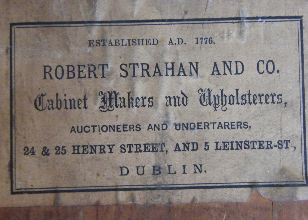 281. Pair Gilt Mirrors Irish Robert Strahan 19th Ct - Image 4