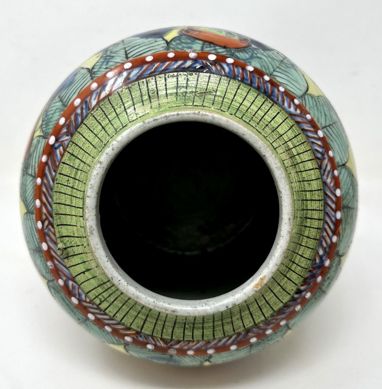 199. Antique Asian Chinese Porcelain Export Ginger Jar Vase Important Royal Povenance - Image 7