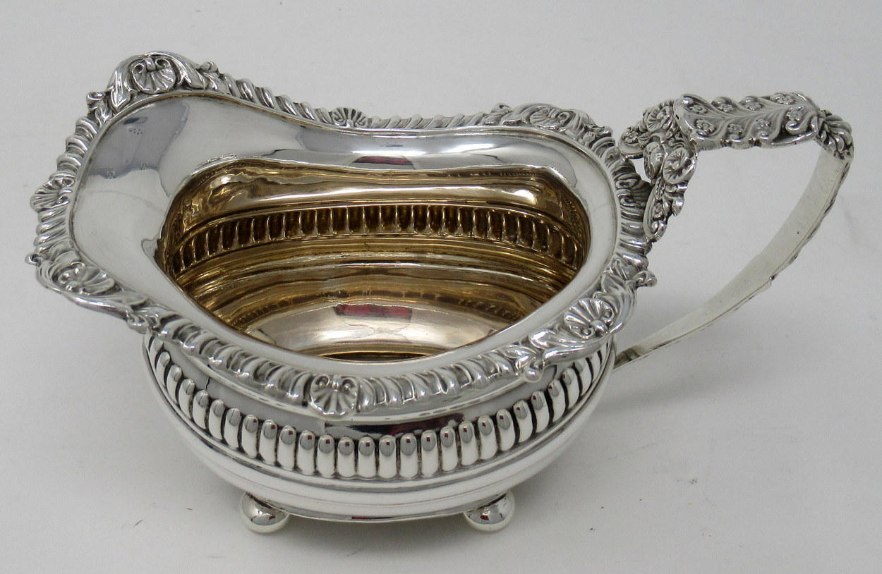 896. Fine Sterling Silver Tea Set George Nathan Ridley Hayes Chester 1907 - Image 5