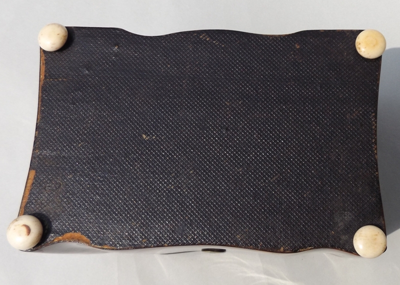 501. Fine Tortoiseshell and Ivory Single Tea Caddy mid 19thCt - Image 7