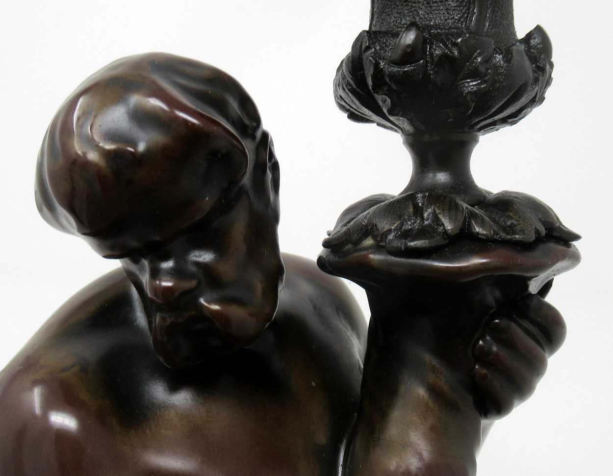 993. Fine Staffordshire Figure of a Triton John Flaxman by Wood Caldwell 1810 - Image 9