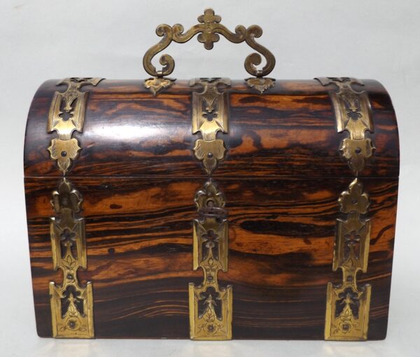 173. Superb Coromandel Stationery Casket by Halstaff Hannaford London 1850