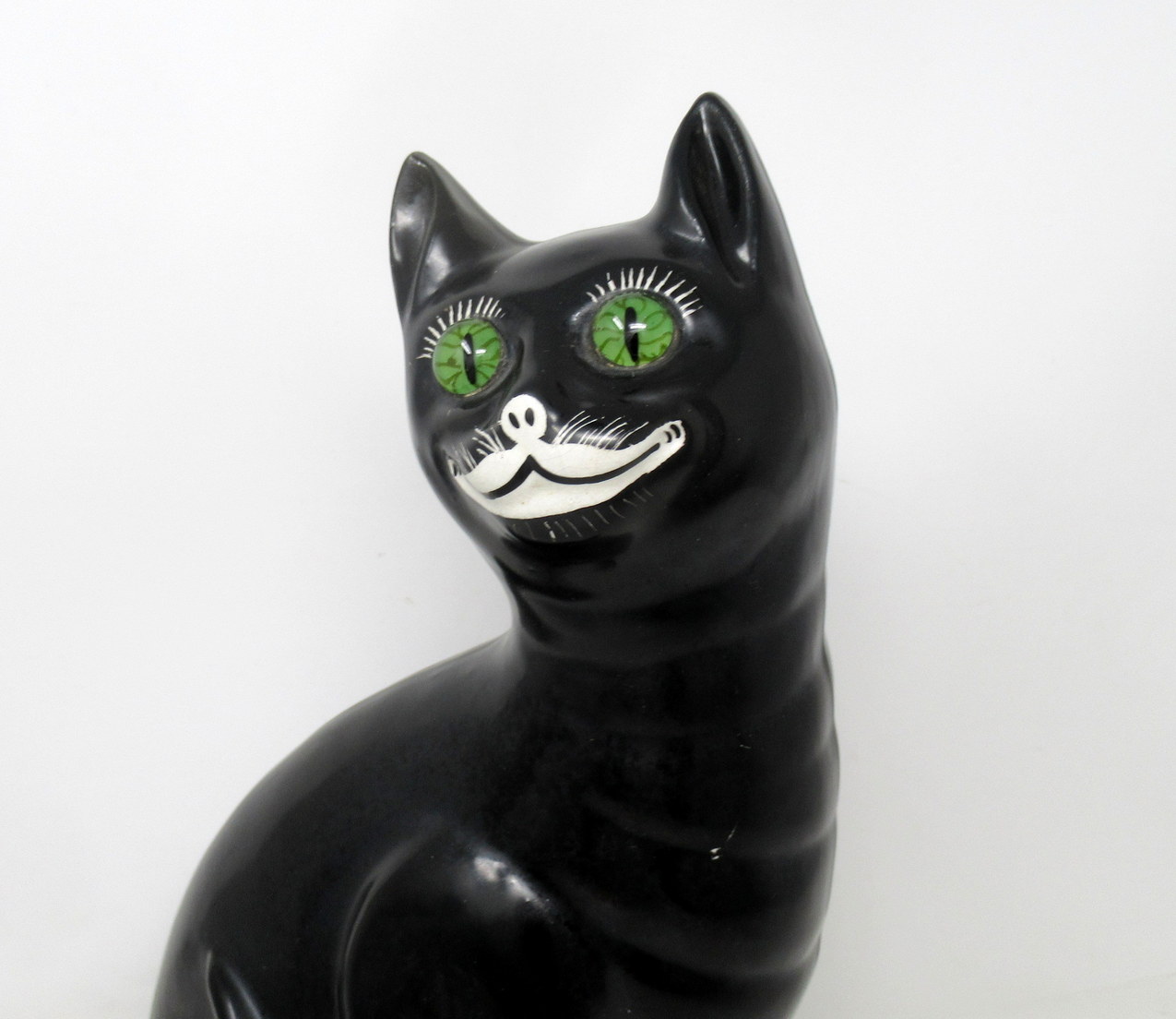 283. Pair Faience Pottery Cats by Emile Galle Provenance Lord Iveagh Guinness Family - Image 4