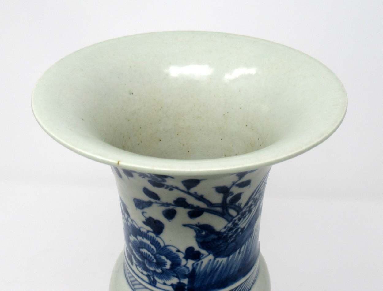 398. Fine Pair Chinese Export Hand Painted Vases 19thCt - Image 5