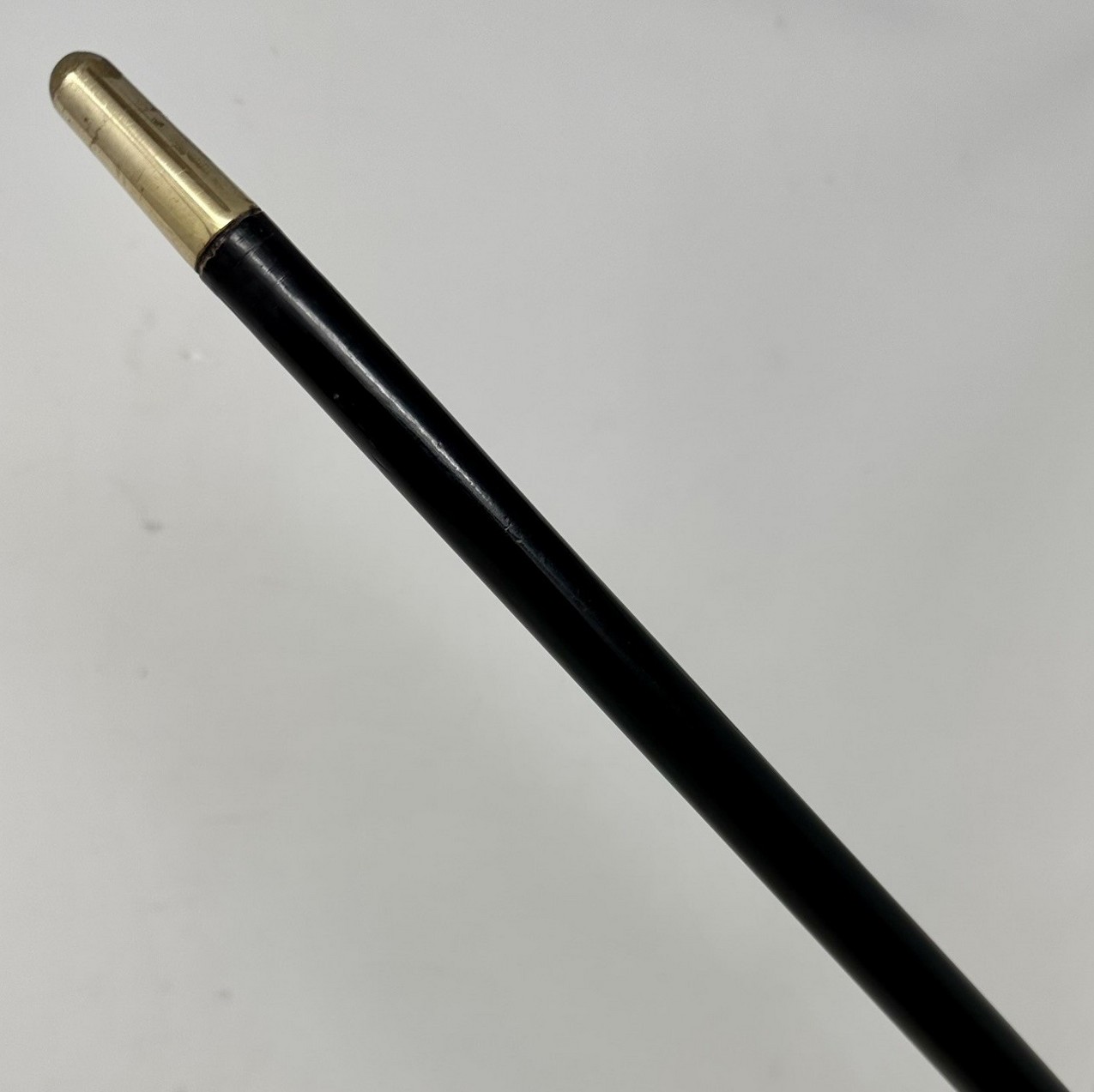 977. Antique Vintage Ladys Gentlemans Wooden Dress Cane Walking Stick Sterling Silver - Image 7