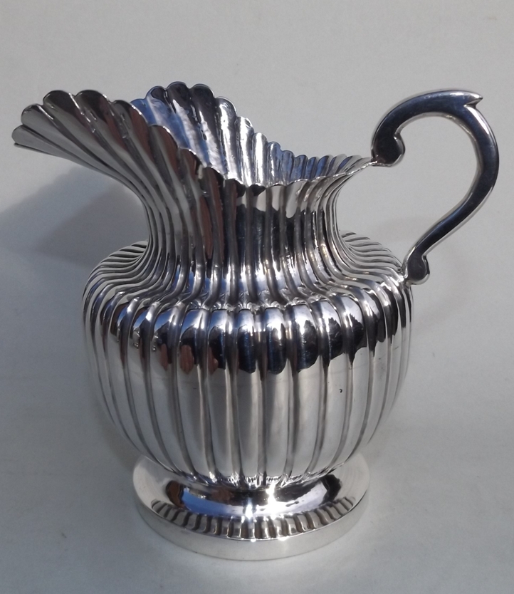 289. Stunning Heavy Gauge Sterling Silver Sugar Bowl Matching Creamer 20thCt - Image 3