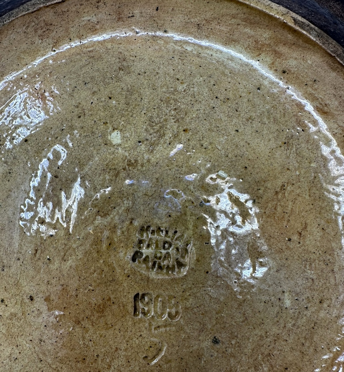 447. Antique Majolica Palissy Portuguese Charger by Jose A Cunha Butterfly Snake 1905 - Image 10