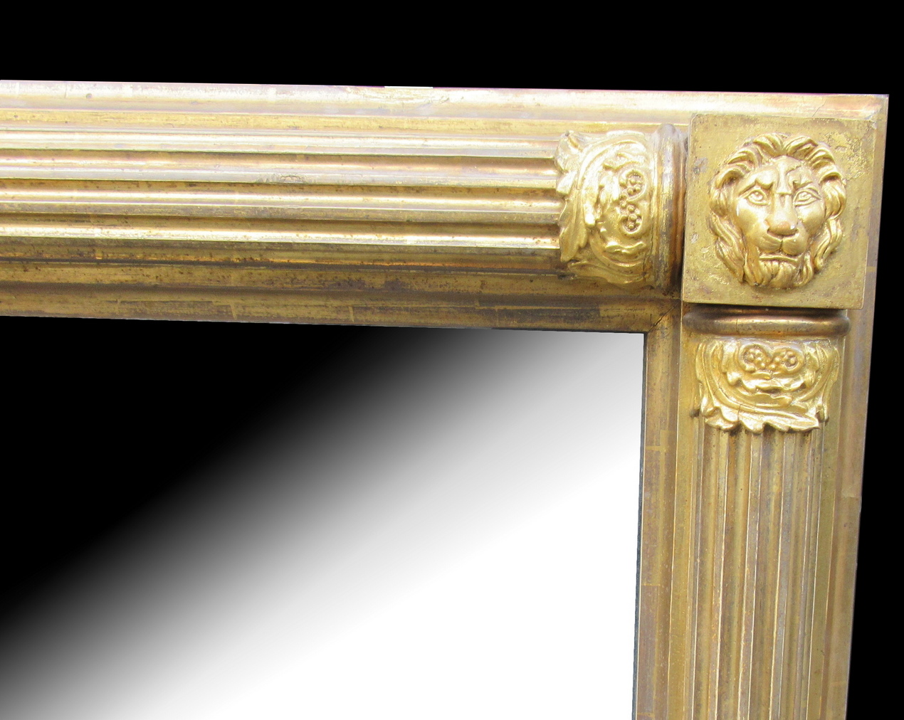812. Rare Irish Georgian Giltwood Pier Mirror Joshua Kearney Dublin Circa 1810 - Image 2