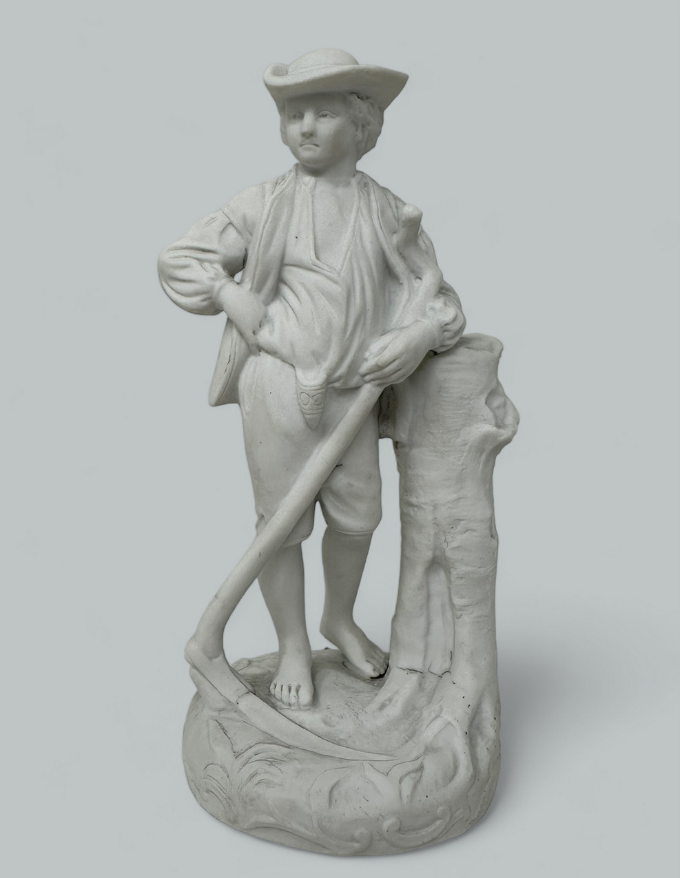 235. Antique Grand Tour French Sevres Parian Sculpture Male Female Figures Group 19C - Image 10