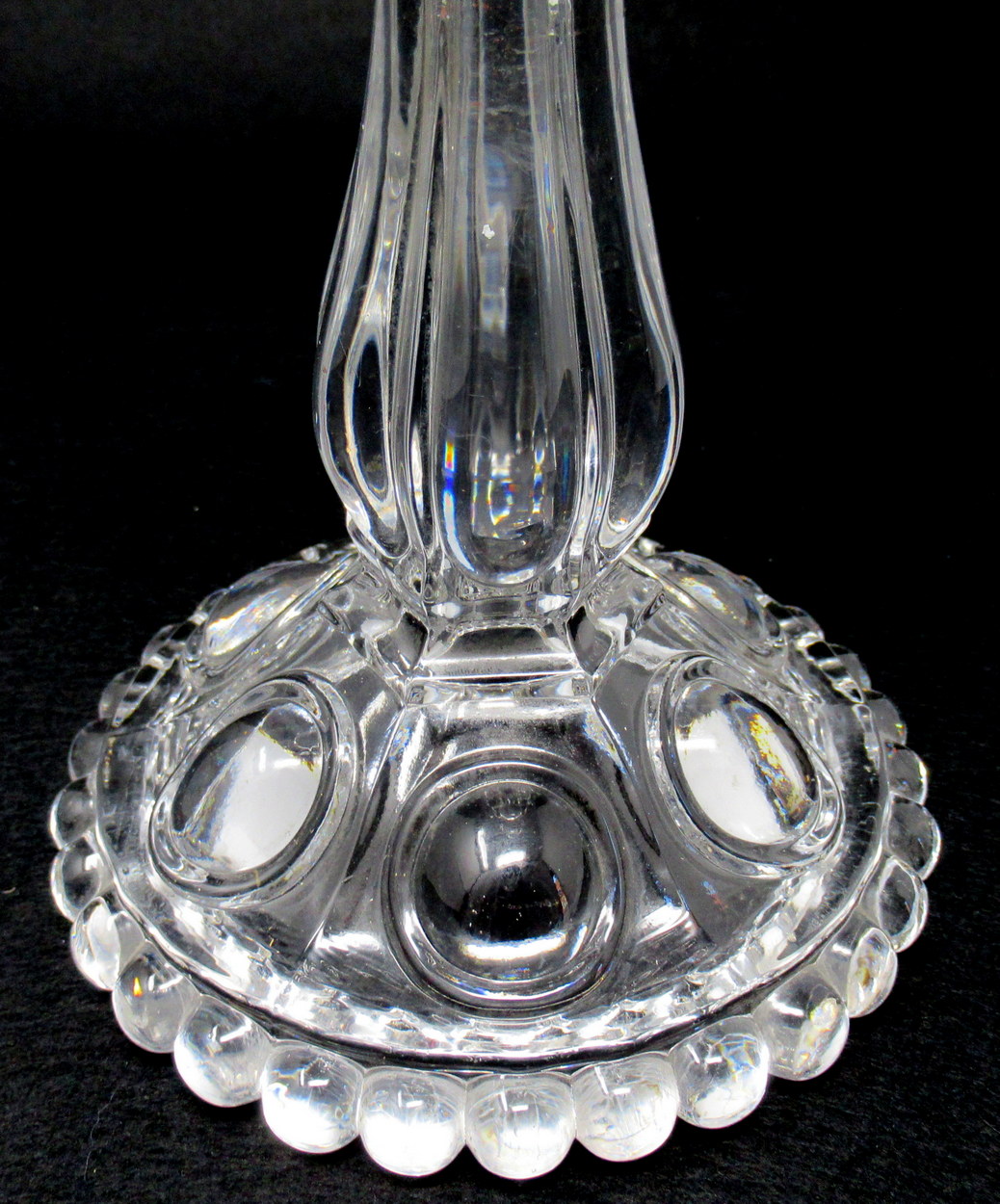 532. Fine Baccarat Crystal Twin Light Candelabra mid 19thCt - Image 6