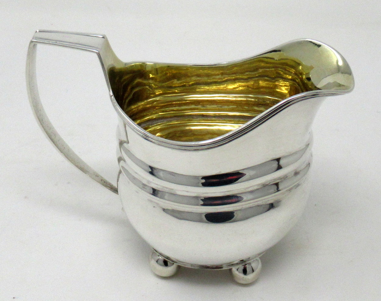 677. Fine Sterling Georgian Silver Cream Jug Pitcher William Abdy London 1809 - Image 3