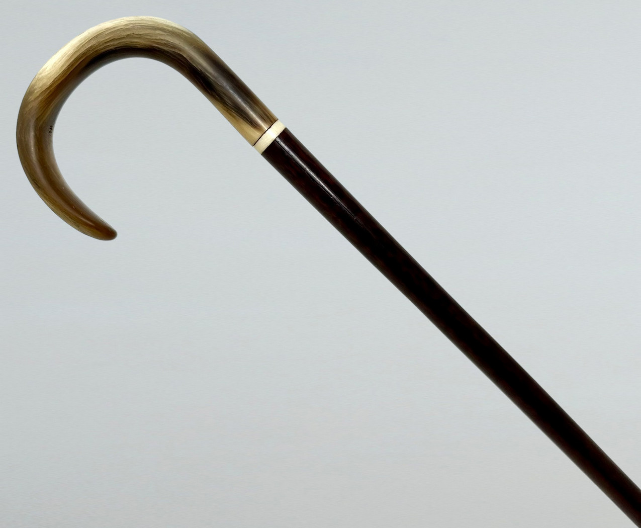 580. Antique Vintage Lady's Gentleman's Snakewood Wooden Walking Stick Dress Cane - Image 4