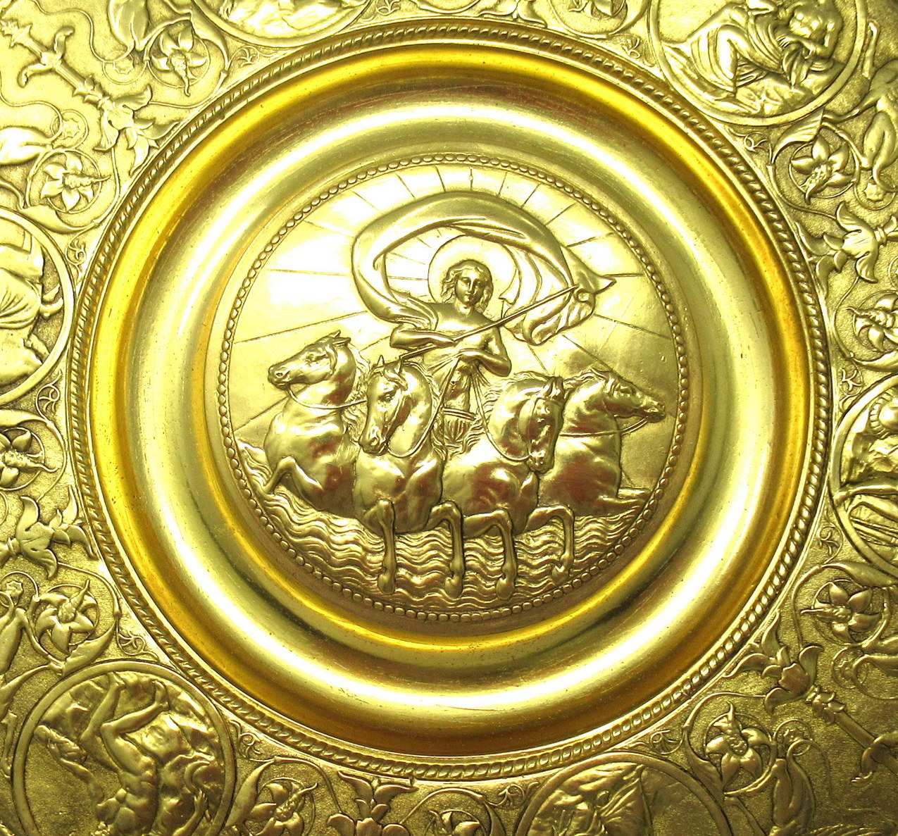 111. Antique Grand Tour Ormolu Desk Inkwell Centerpiece Elkington Silversmiths 19C - Image 3