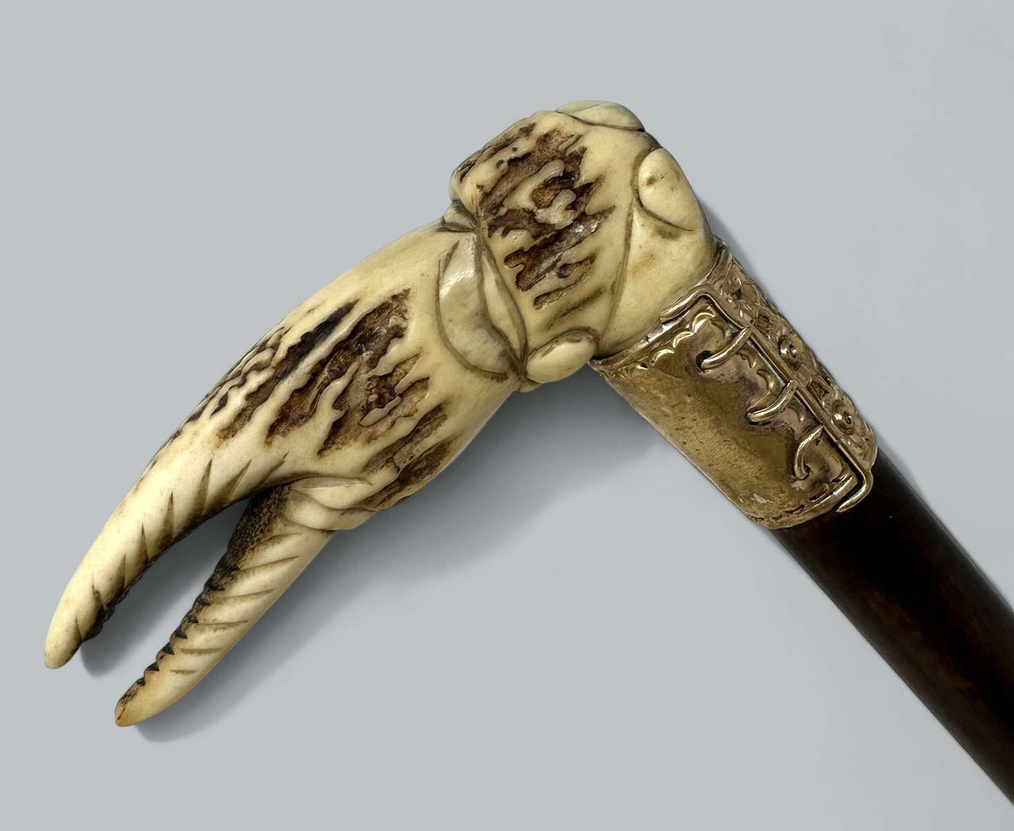 089. Antique Vintage Lady's Gentleman's Snakewood Wooden Walking Stick Dress Cane - Image 4