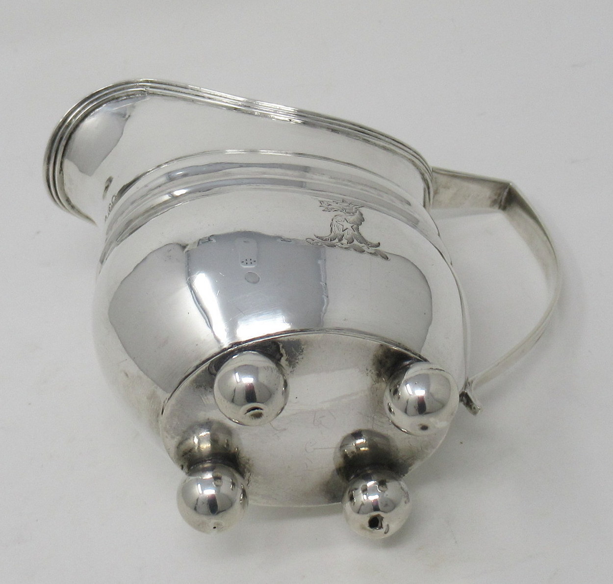 677. Fine Sterling Georgian Silver Cream Jug Pitcher William Abdy London 1809 - Image 5