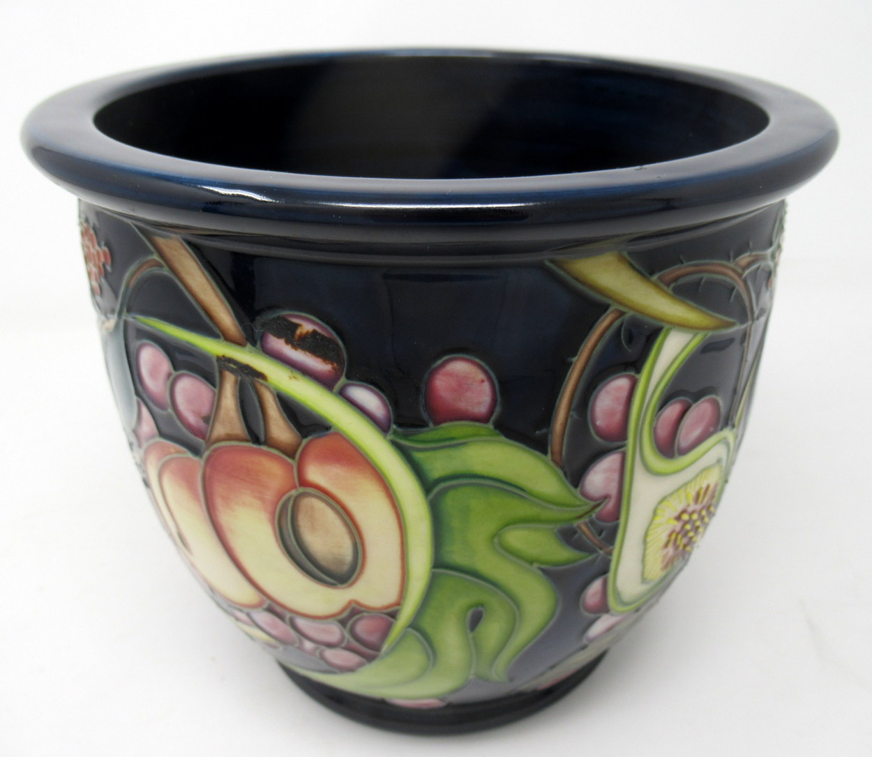 665. Moorcroft Queens Choice Large Jardinier Vase Hand Decorated by Emma Bossons FRSA - Image 2