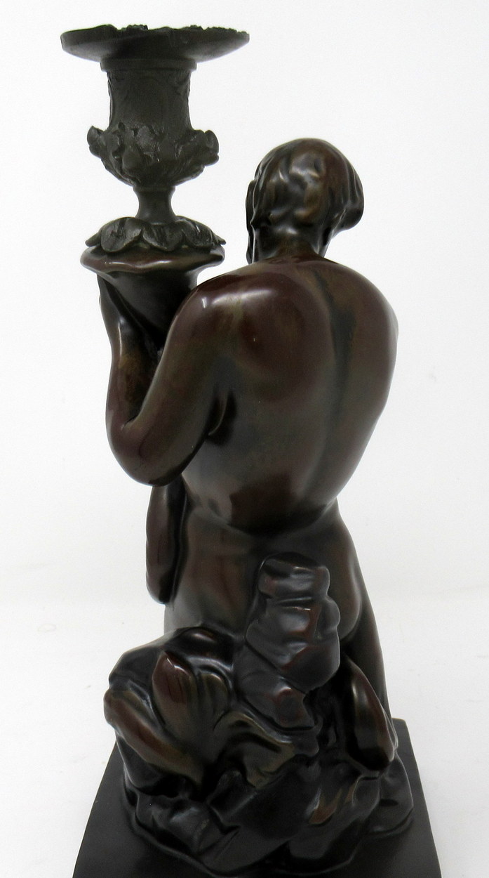 993. Fine Staffordshire Figure of a Triton John Flaxman by Wood Caldwell 1810 - Image 4