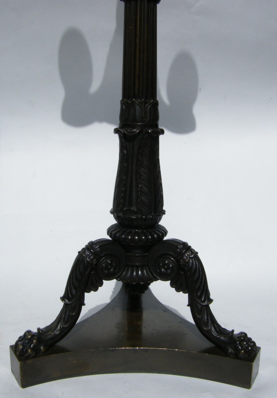 695. Fine Pair French Bronze Candelabra Manner Claude Michel Clodion - Image 3