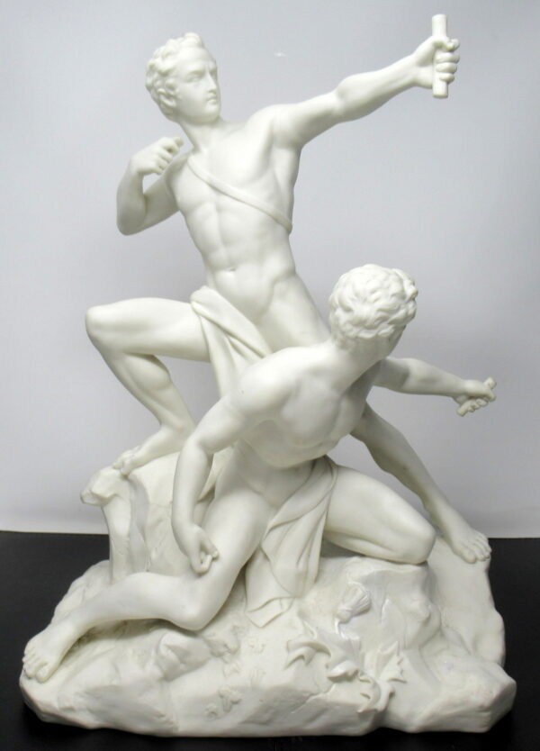 752. Minton Parian Male Group after Albert Ernest Carrier Belleuse 19thCt