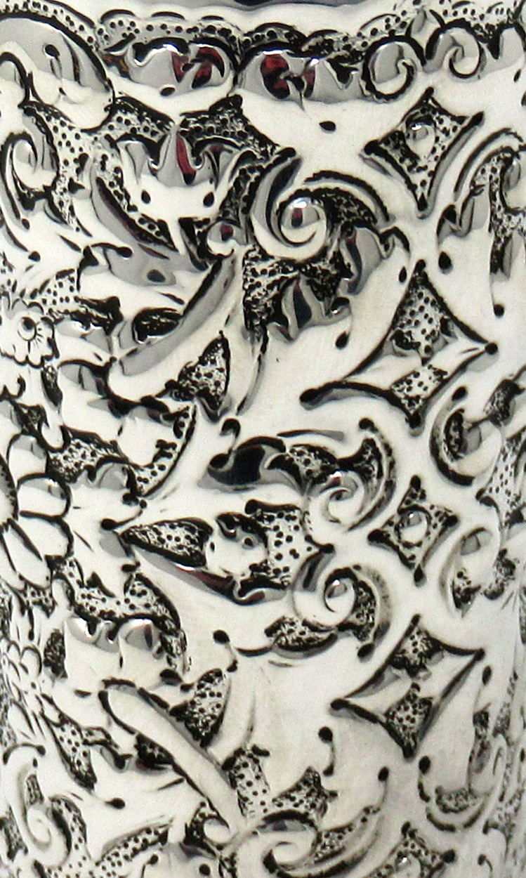 803. Sterling Silver Sugar Caster Shaker Horace Woodward 1888. 3.6ozs - Image 3