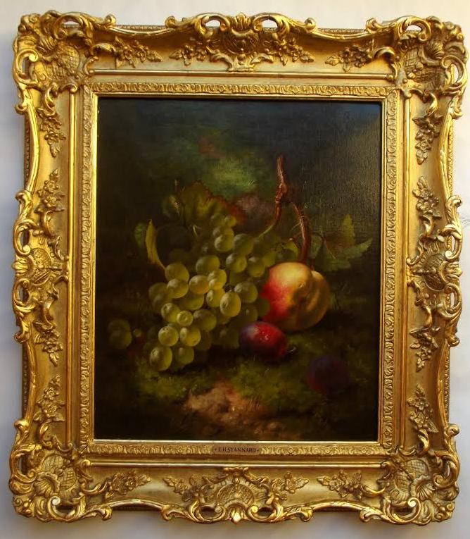 186. Eloise Harriet Stannard 1829-1915 Still Life Fruit Oil on Canvas