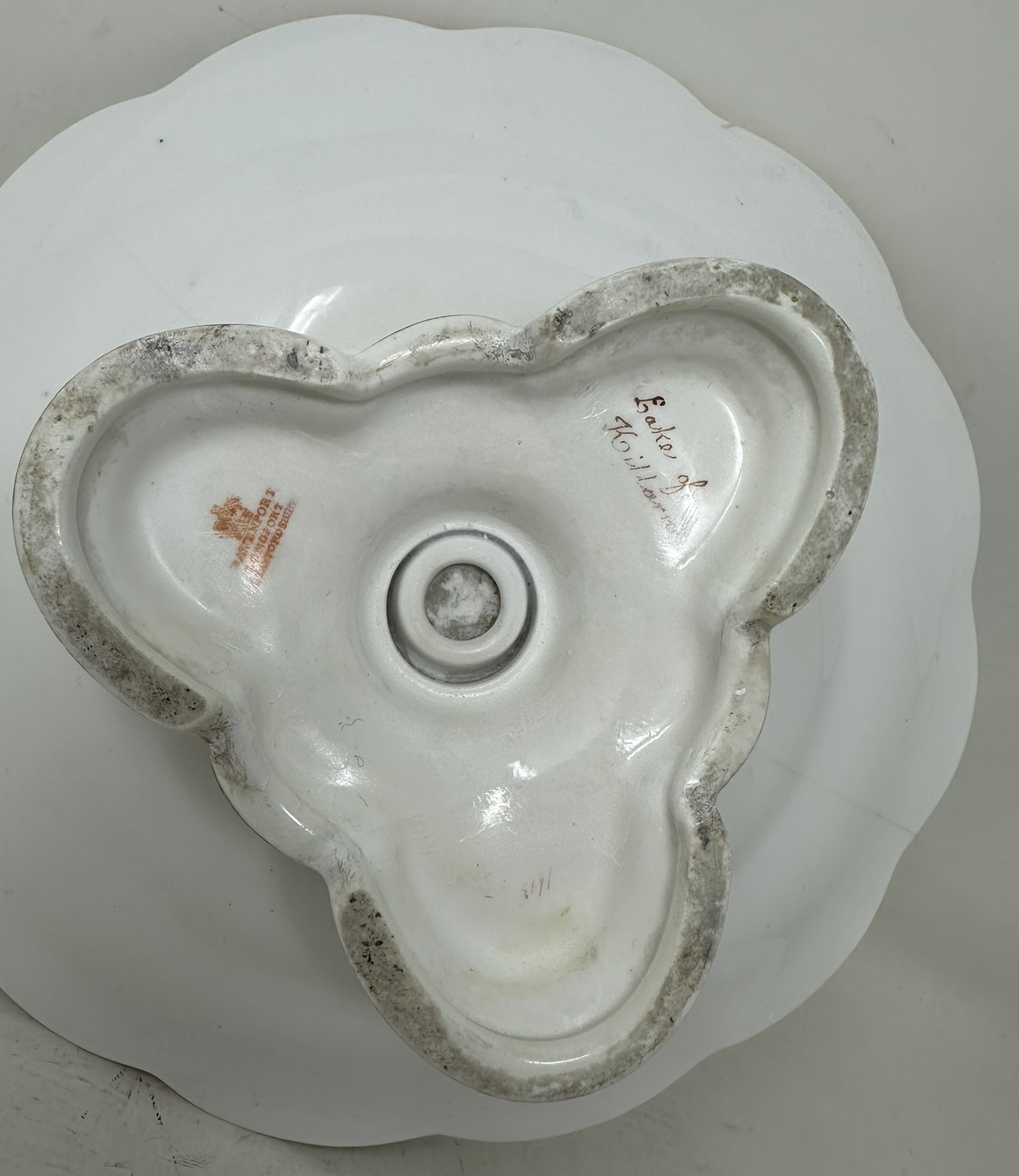 991. Antique Pair Cabinet Plates Hand Painted Lakes Killarney Kerry Ireland Irish 19Ct - Image 10