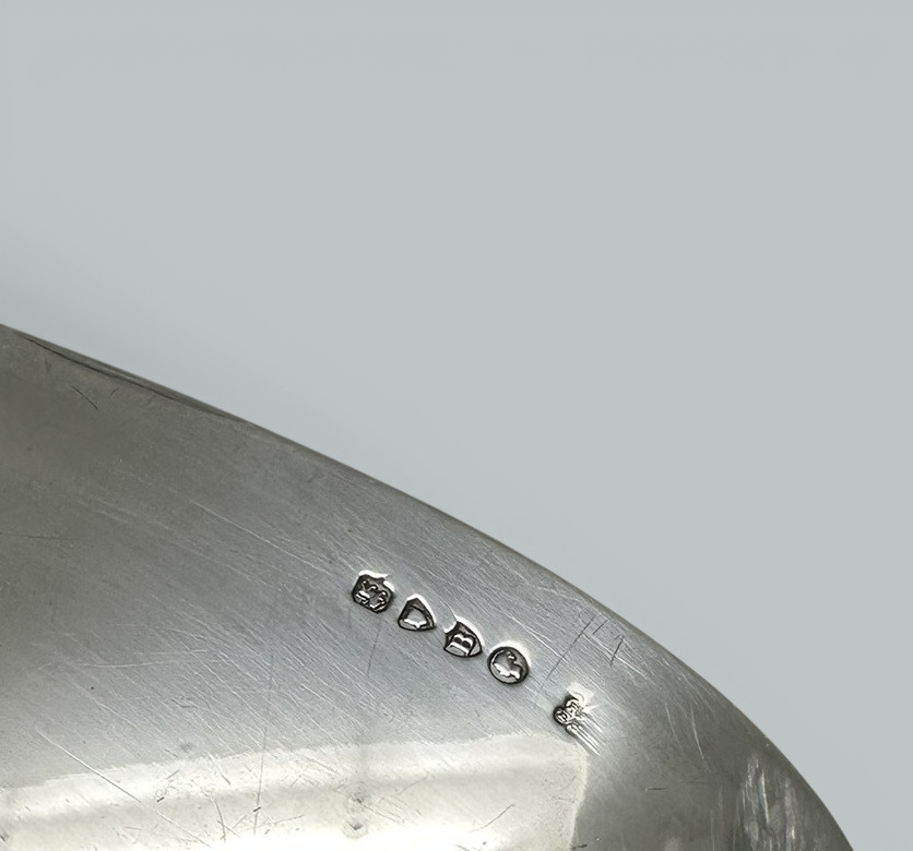 235. Antique English Sterling Silver Brick Layers Trowel Bone Handle Martin Hall 1877 - Image 5