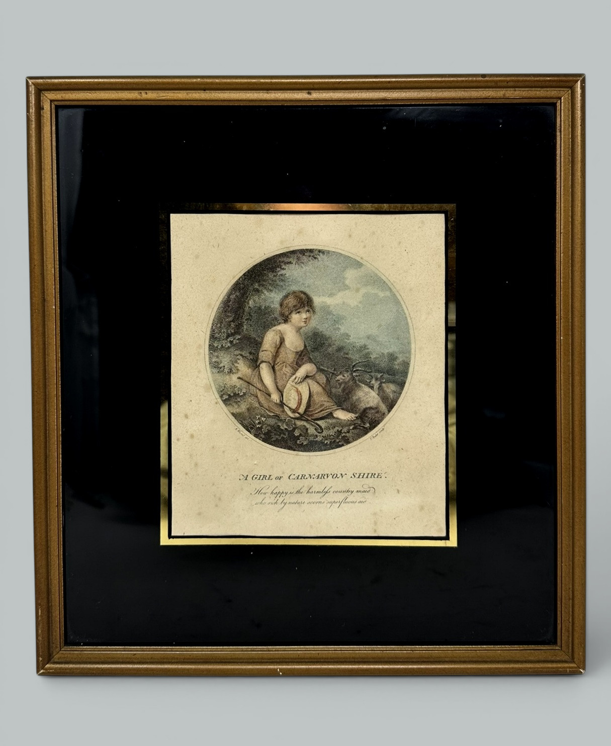 110. Antique Regency Pair Hand Colored Stipple Engravings Children Richard Westal 18Ct - Image 3