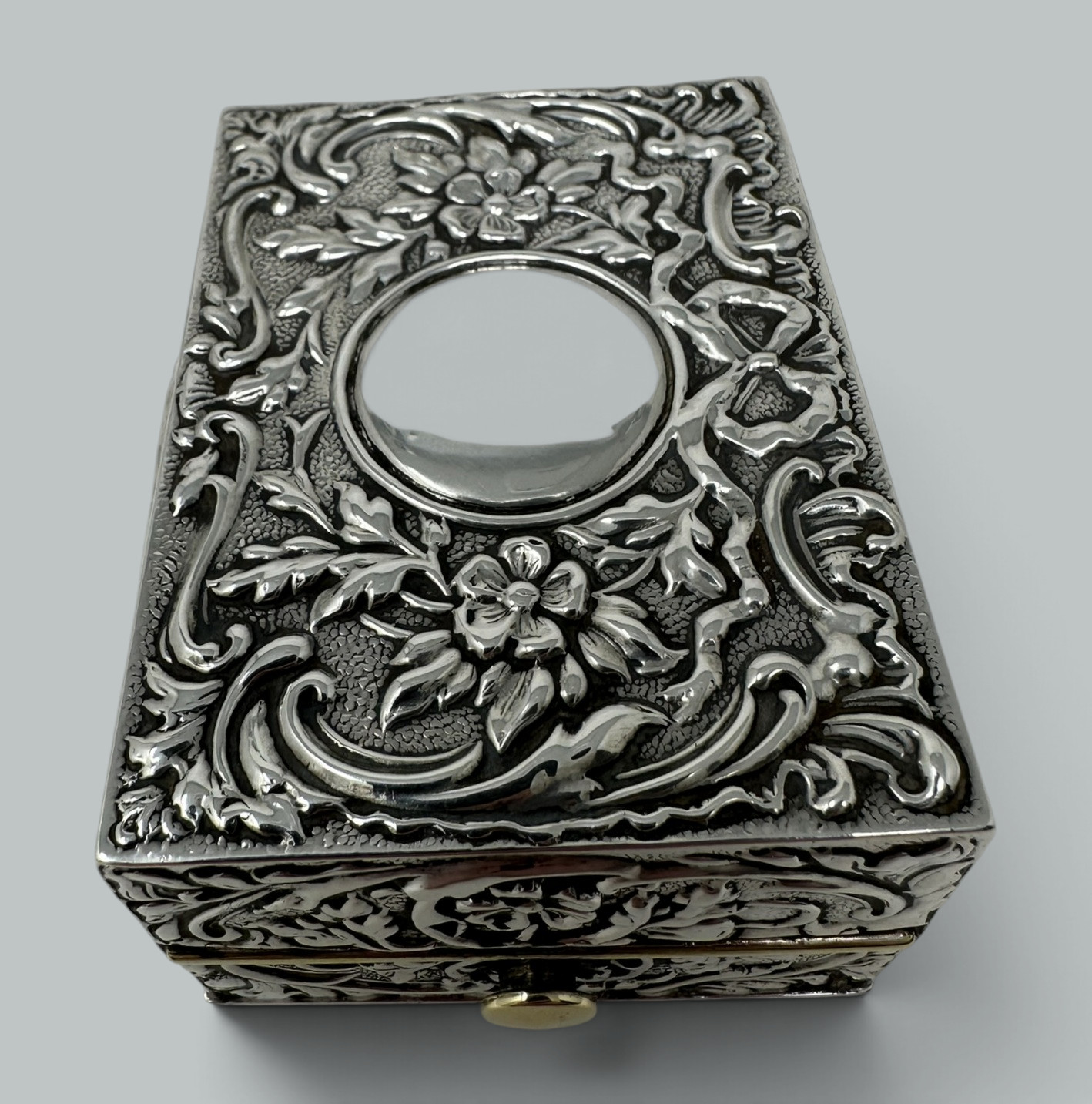 331. Antique Sterling Silver Spirit Burner Hair Tongs Legal Interest Casket 1903 Rare - Image 5