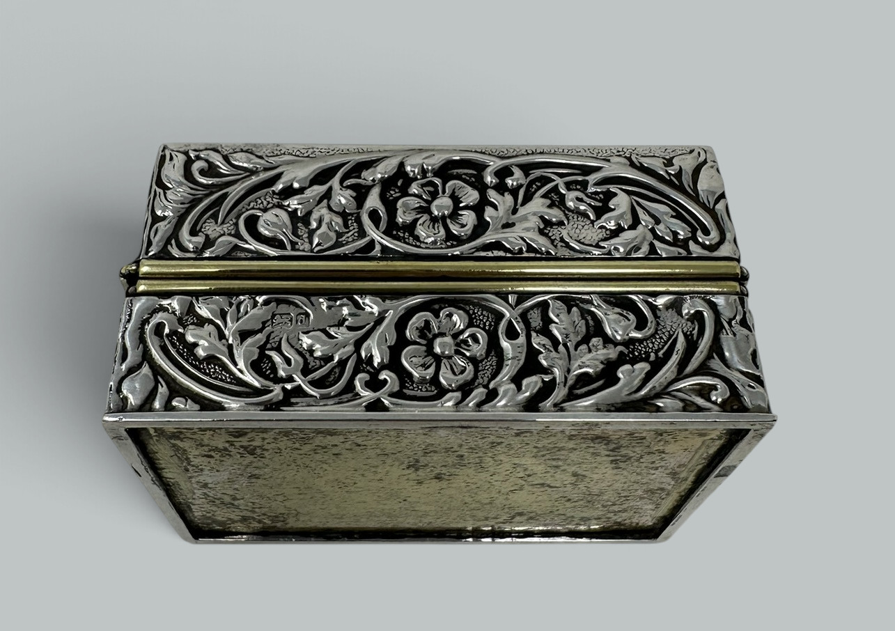 331. Antique Sterling Silver Spirit Burner Hair Tongs Legal Interest Casket 1903 Rare - Image 6