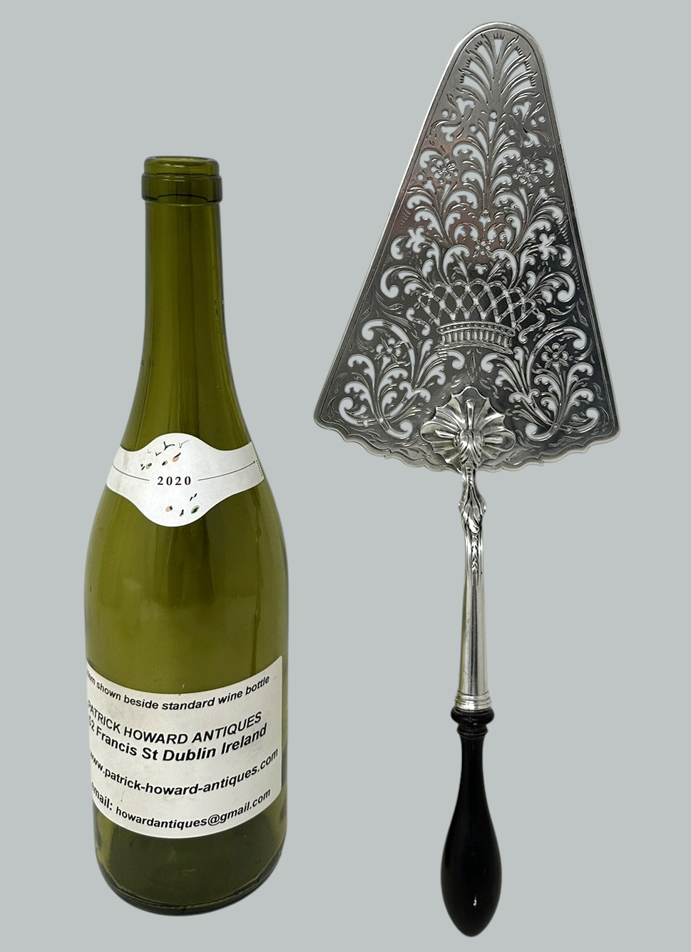 073. Antique English Georgian Sterling Silver Cake Fish Slice Trowel 1765 18th Century - Image 10